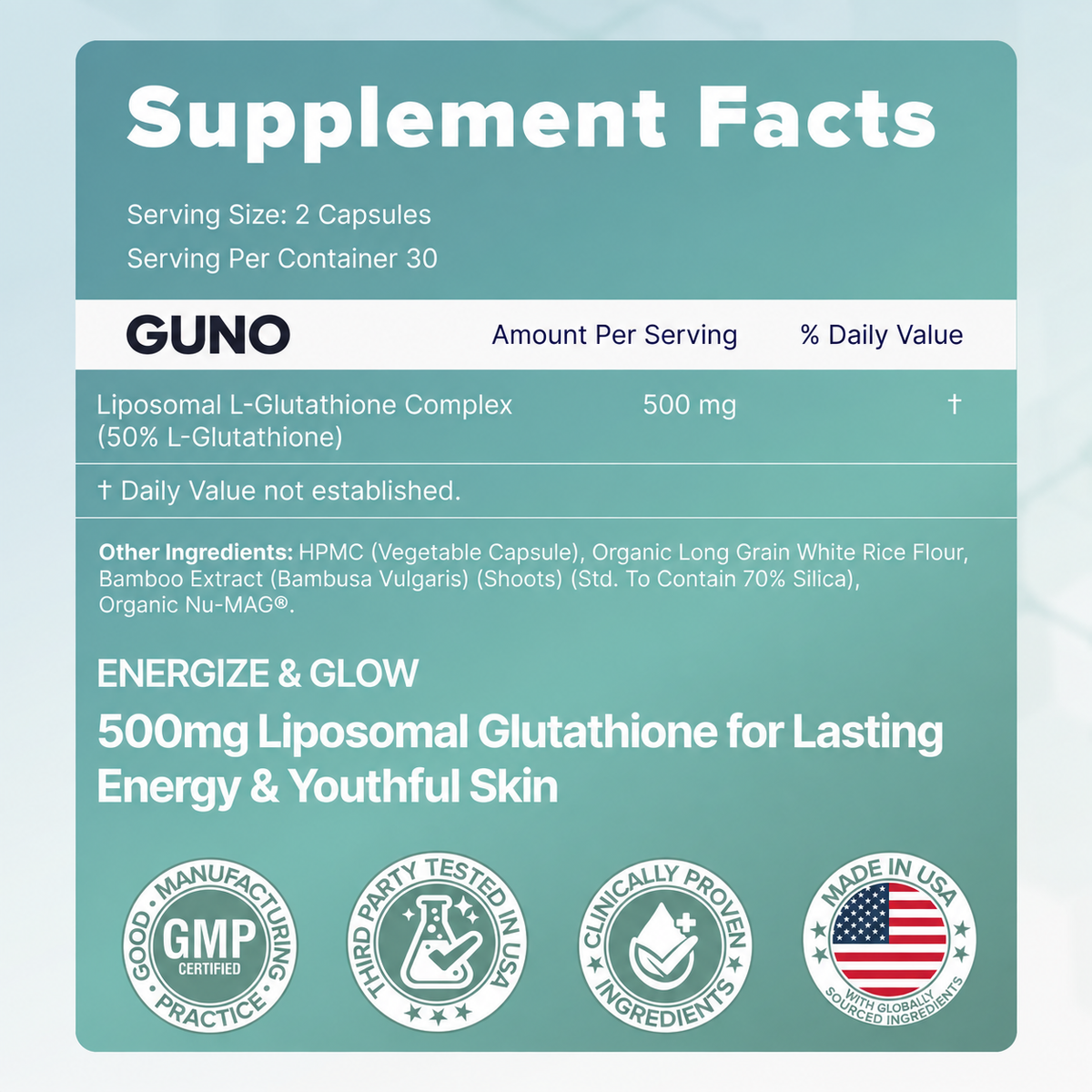 Support Glow & Everyday Vitality with Liposomal Glutathione