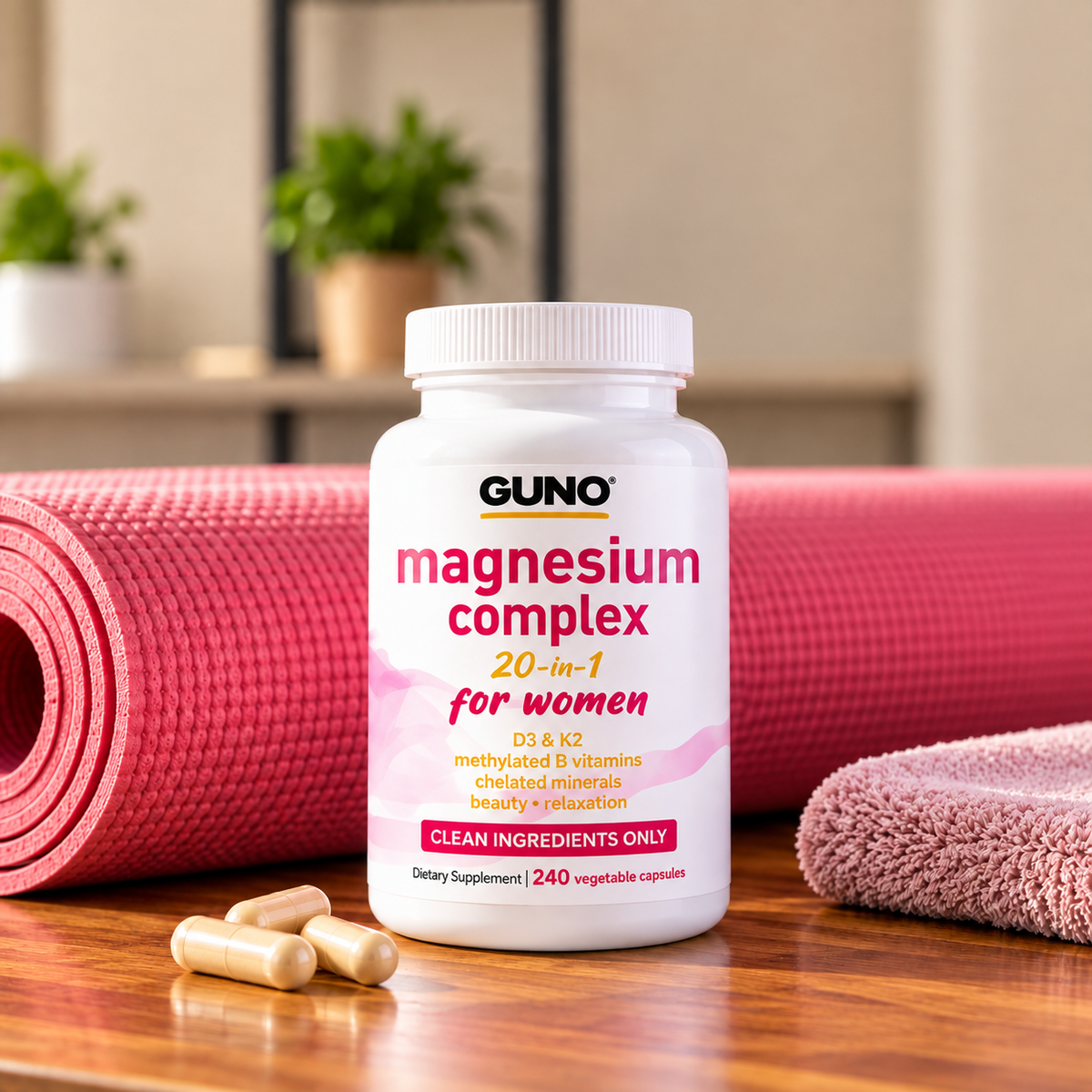 GUNO® Micro Ingredients Magnesium Complex – 240 Capsules