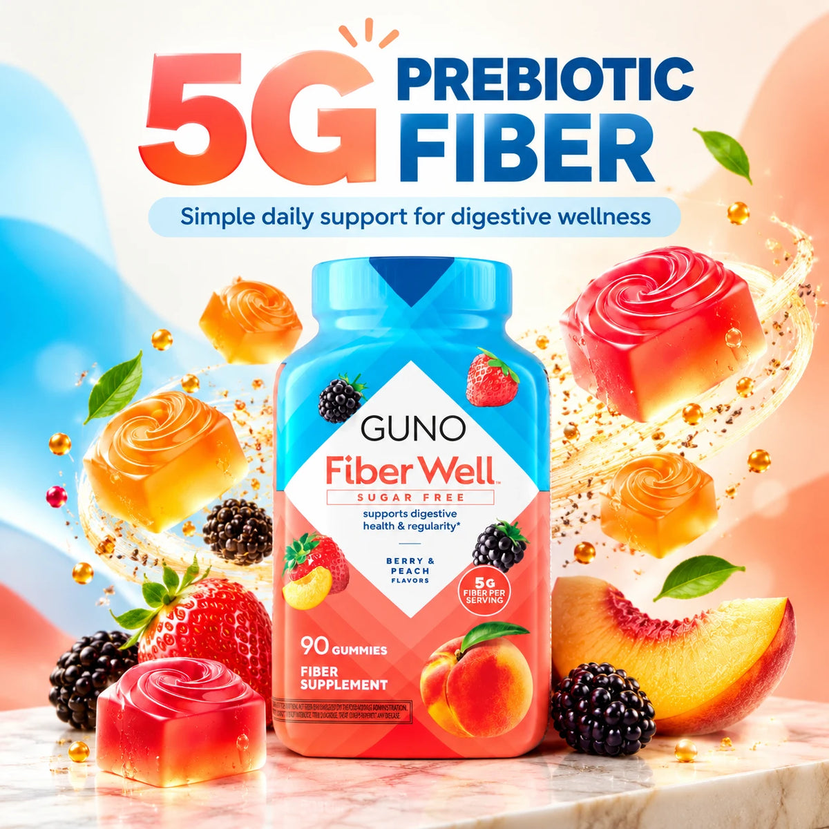 GUNO® Sugar-Free Fiber Gummies