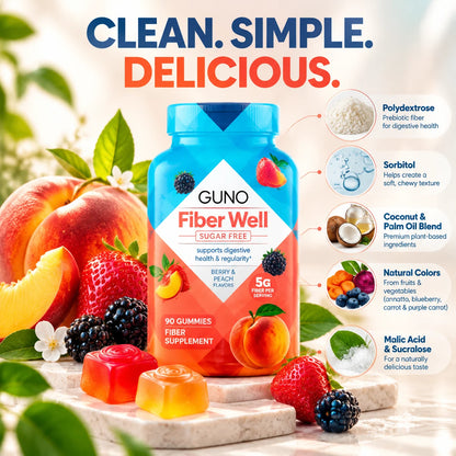 GUNO® Sugar-Free Fiber Gummies
