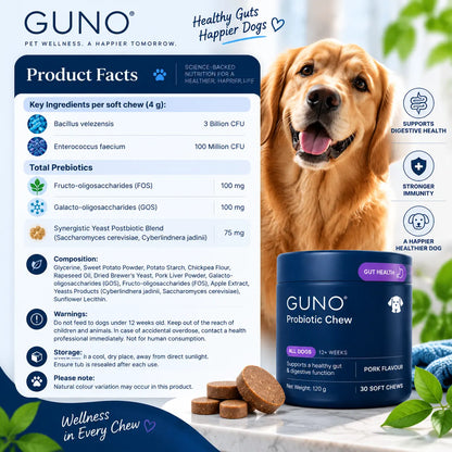 GUNO® Probiotic Chews for Dogs