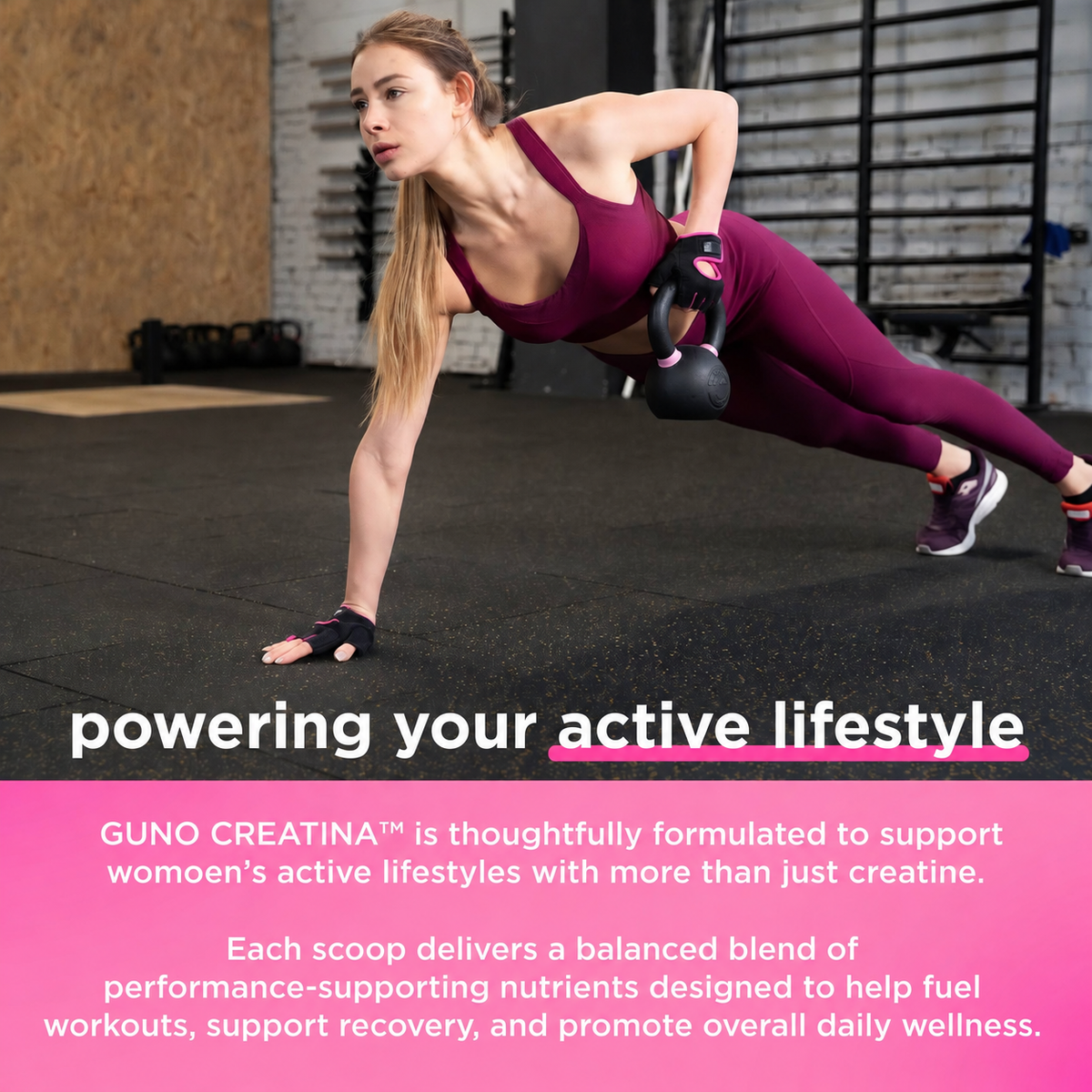 Support Stronger Workouts with Creatine + Collagen