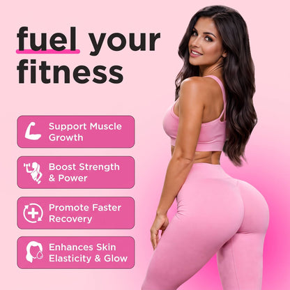 Support Stronger Workouts with Creatine + Collagen