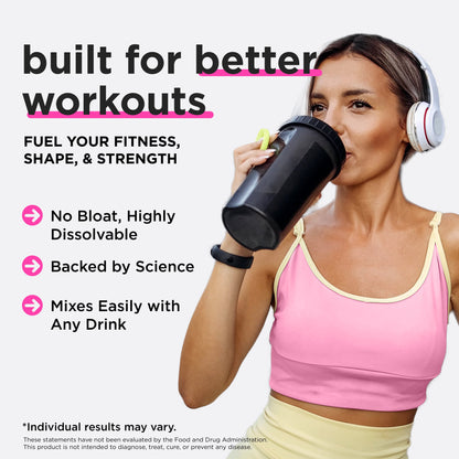 Support Stronger Workouts with Creatine + Collagen